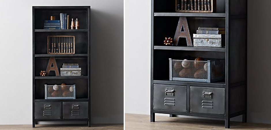 Книжный шкаф RH Vintage locker Книжный шкаф RH Vintage locker - Loft-Concept в Липецке