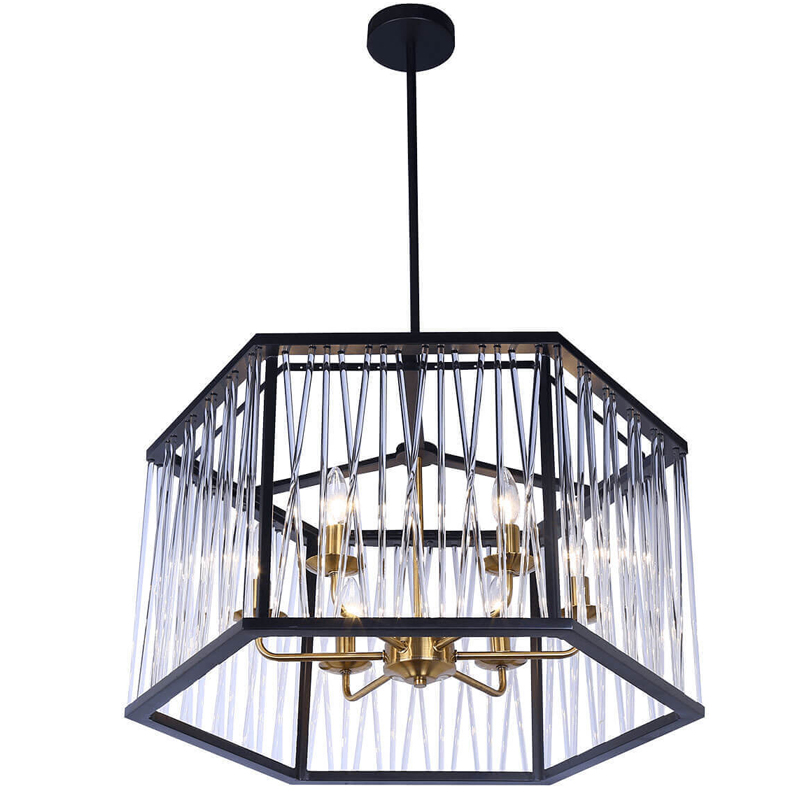 Люстра Lamp Inside The Frame Черный Люстра Lamp Inside The Frame Черный в Липецке | Loft Concept