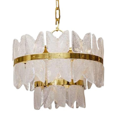 Люстра Glass Bells Латунь Прозрачное Стекло Люстра Glass Bells Латунь Прозрачное Стекло в Липецке | Loft Concept