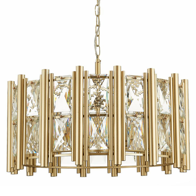 Люстра Rivelen Chandelier D65 Золотой Шампань Прозрачное Стекло Люстра Rivelen Chandelier D65 Золотой Шампань Прозрачное Стекло в Липецке | Loft Concept