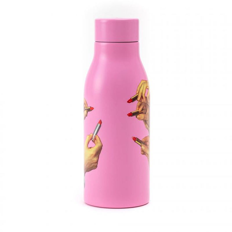Бутылка Seletti Thermal Bottle Lipstick Pink Розовый Бутылка Seletti Thermal Bottle Lipstick Pink Розовый в Липецке | Loft Concept
