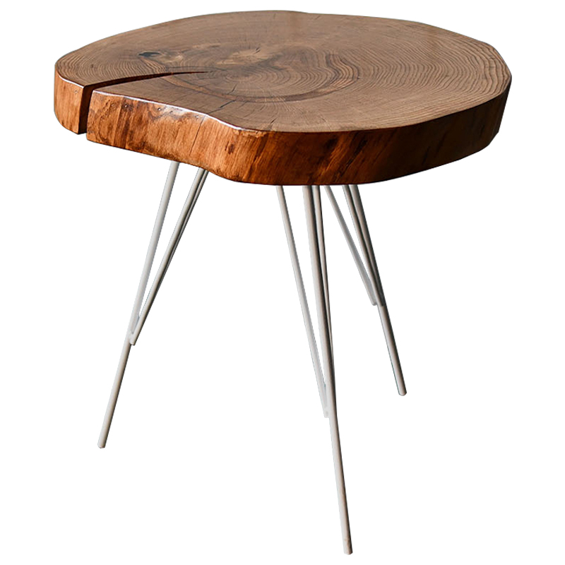 Кофейный стол Edmonds Industrial Metal Rust Coffee Table Белый Коричневый Кофейный стол Edmonds Industrial Metal Rust Coffee Table Белый Коричневый в Липецке | Loft Concept