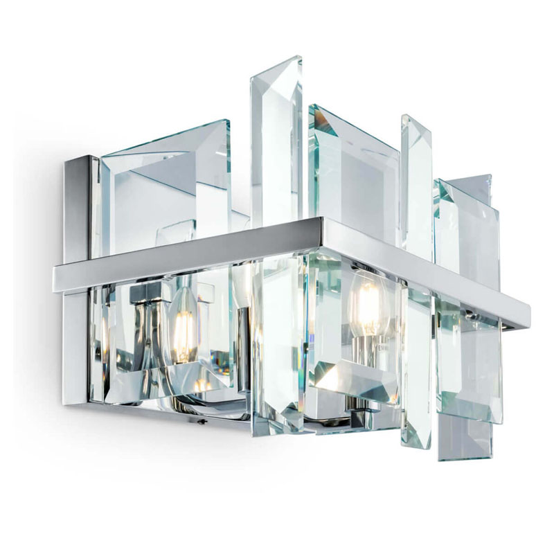 Бра Harlow Crystal Round chrome Хром Бра Harlow Crystal Round chrome Хром в Липецке | Loft Concept