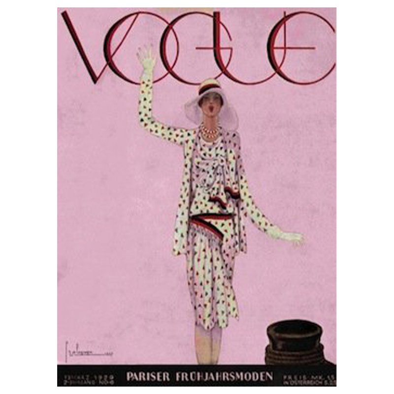 Постер Vogue Cover 1929 March Постер Vogue Cover 1929 March в Липецке | Loft Concept