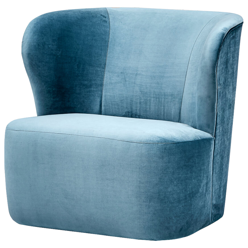 Кресло Hortense Chair Blue Голубой Кресло Hortense Chair Blue Голубой в Липецке | Loft Concept