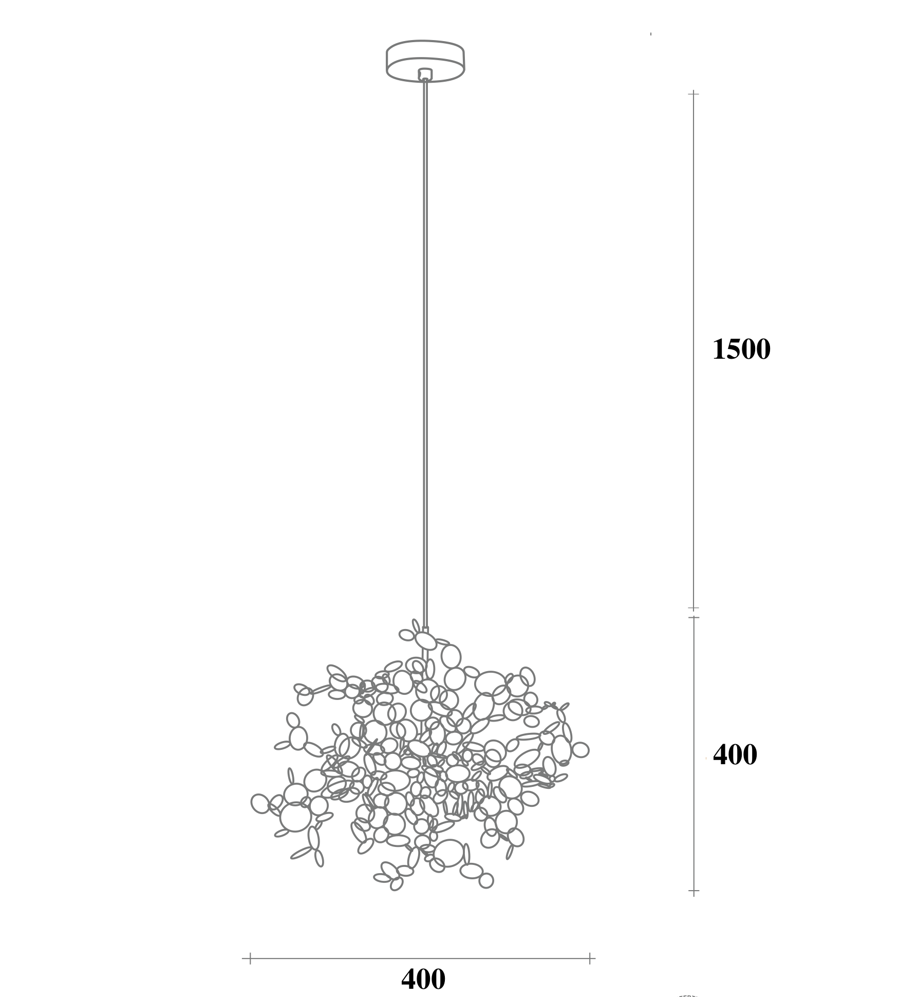Люстра Terzani Argent Suspension Pendant lamp 40 Gold Люстра Terzani Argent Suspension Pendant lamp 40 Gold в Липецке