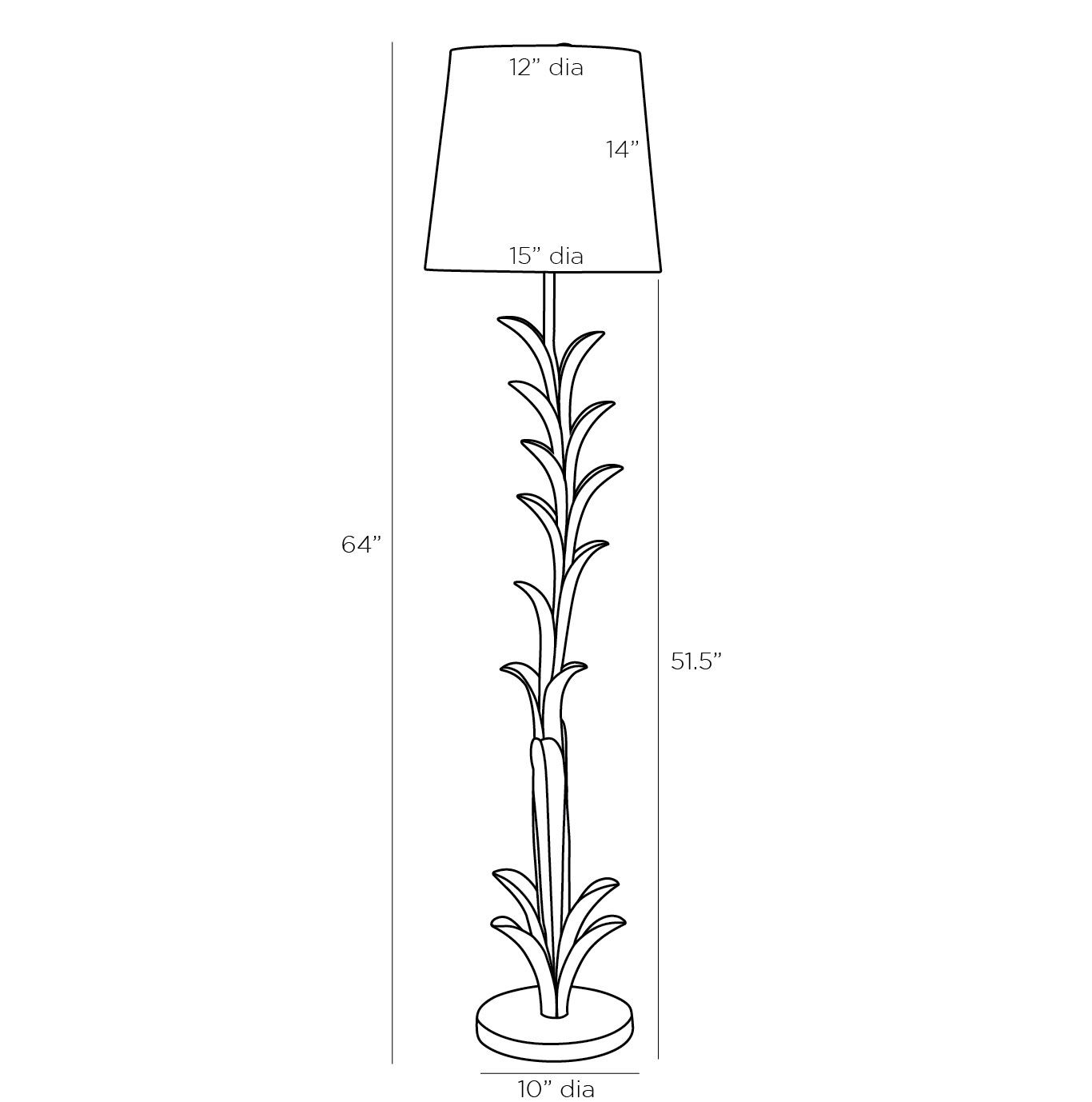 Торшер Arteriors ABBOTT FLOOR LAMP Торшер Arteriors ABBOTT FLOOR LAMP в Липецке
