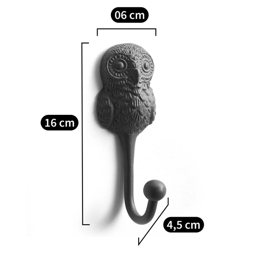 Настенный крючок в виде совы Owl Wall Hook Blue Настенный крючок в виде совы Owl Wall Hook Blue в Липецке