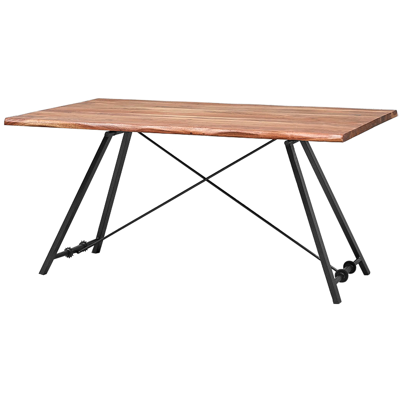 Рабочий стол Corey Loft Desk Коричневый Черный Рабочий стол Corey Loft Desk Коричневый Черный в Липецке | Loft Concept
