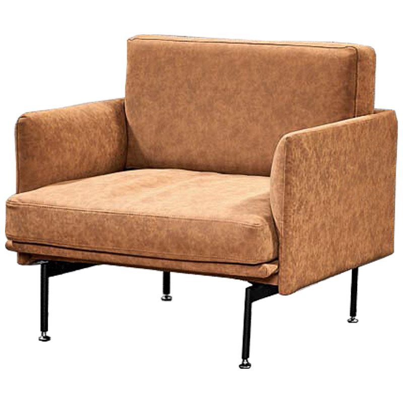 Кресло Dirceu Chair Карамель Черный Кресло Dirceu Chair Карамель Черный в Липецке | Loft Concept