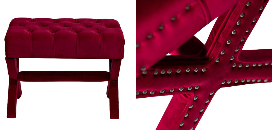 Пуф X Bench Capitone Ruby Пуф X Bench Capitone Ruby - Loft-Concept в Липецке