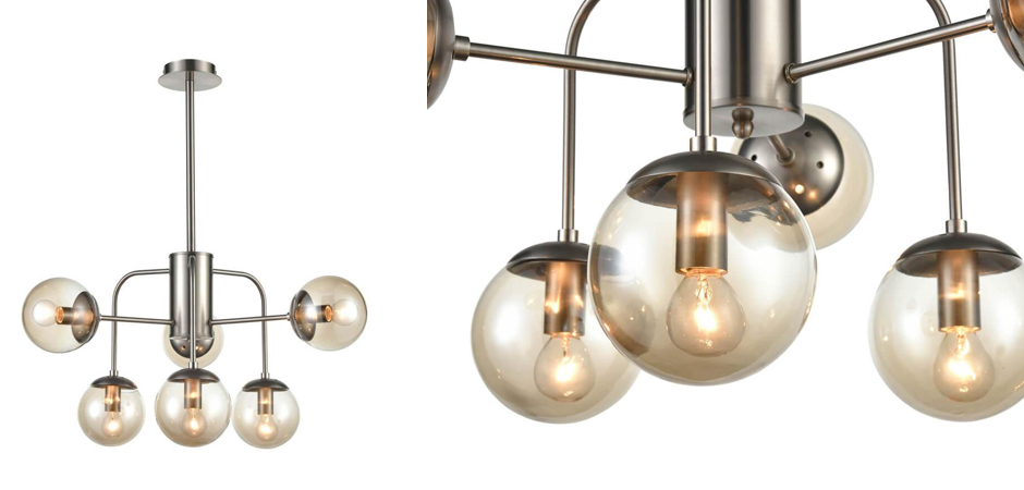 Люстра Amber Balls Chandelier 6 Люстра Amber Balls Chandelier 6 - Loft-Concept в Липецке