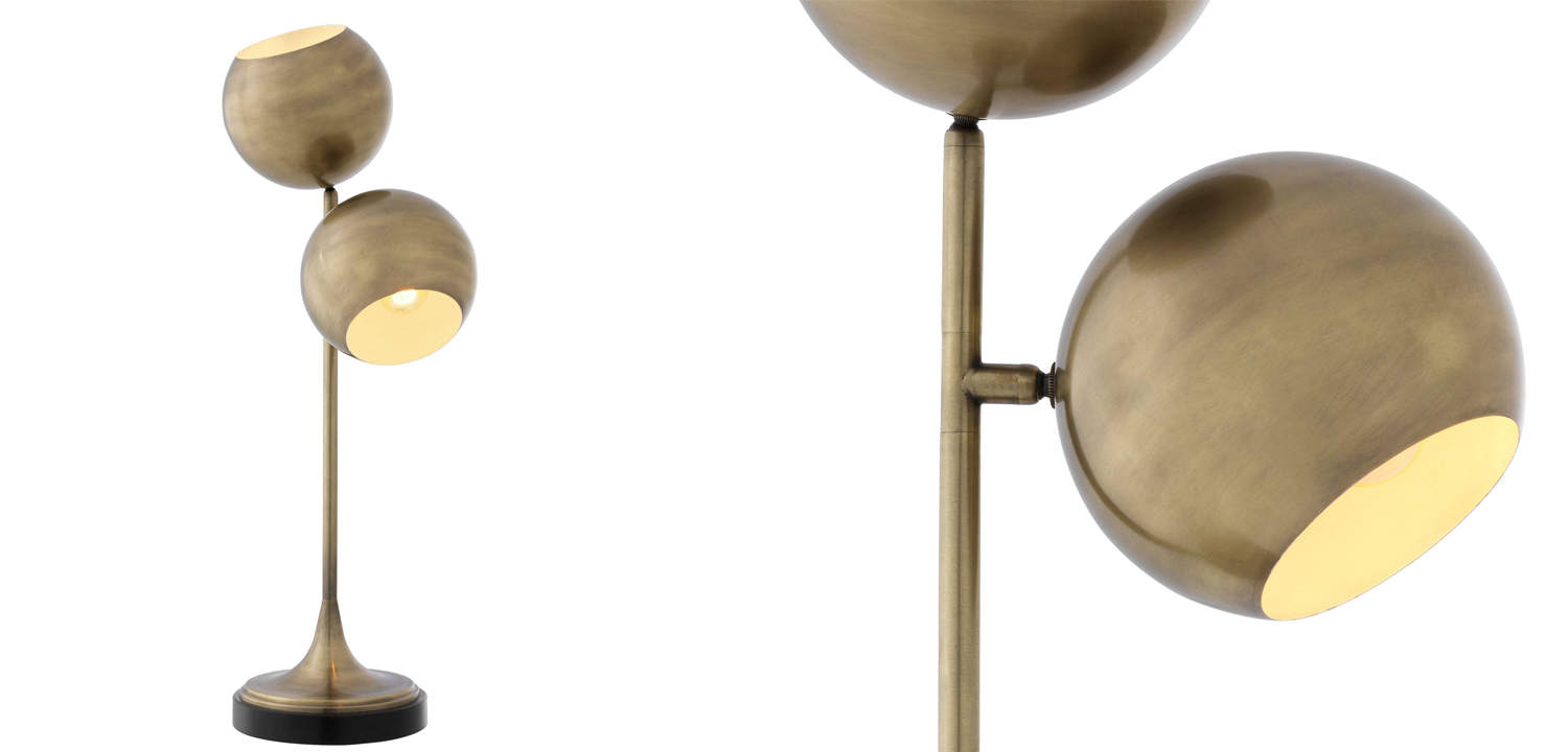 Настольная лампа Eichholtz Table Lamp Compton brass - фото