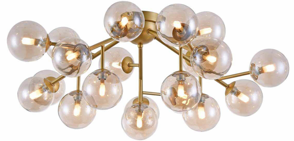 Потолочный Светильник Berries Chandelier Amber 75 Потолочный Светильник Berries Chandelier Amber 75 - Loft-Concept в Липецке
