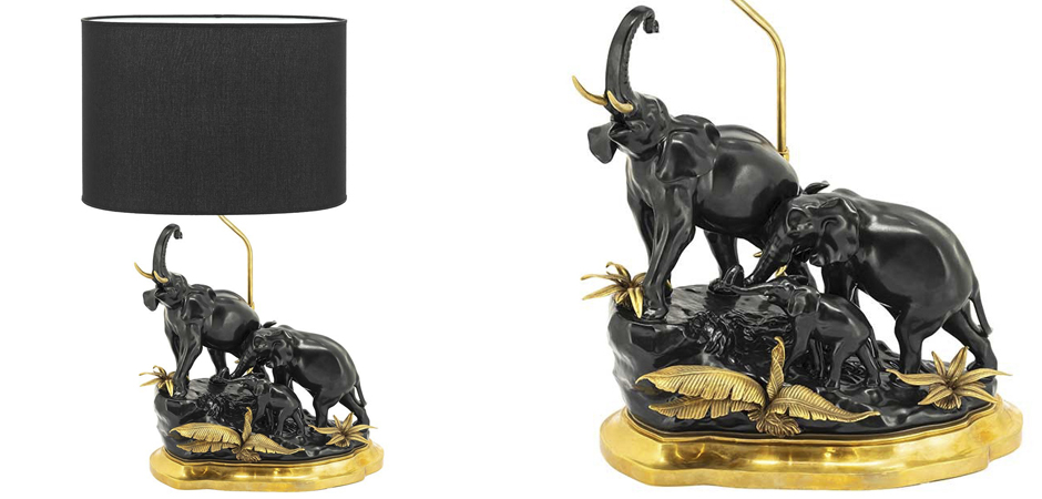 Настольная лампа ABHIKA TABLE LAMP ELEPHANT Настольная лампа ABHIKA TABLE LAMP ELEPHANT - Loft-Concept в Липецке