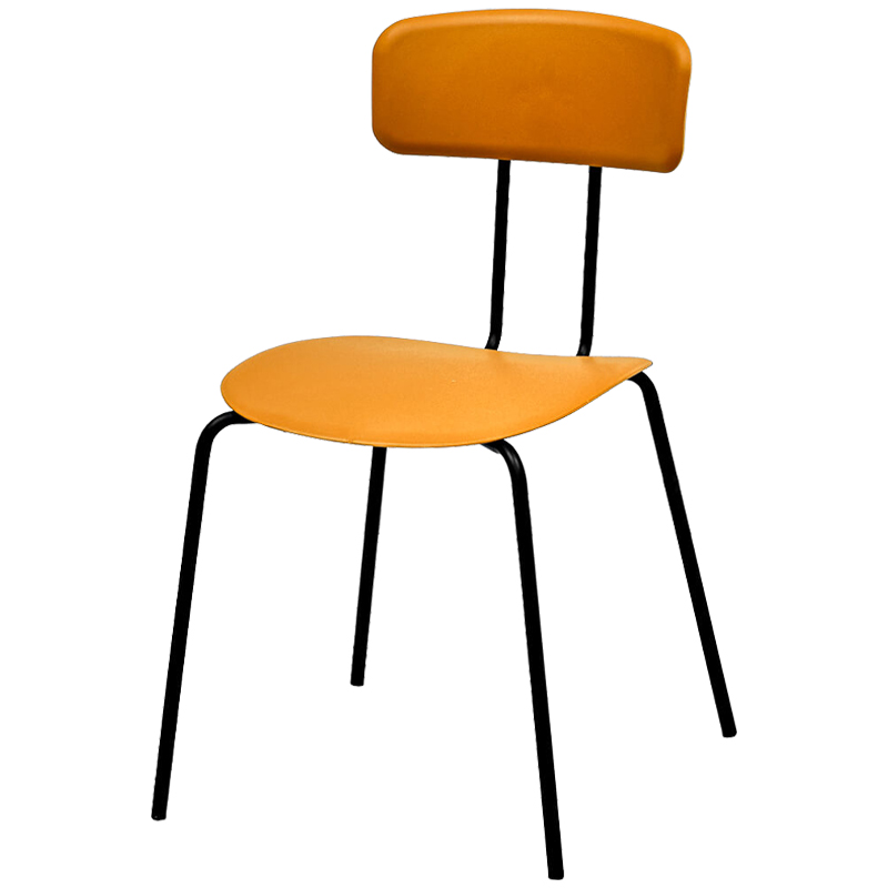 Стул Tyler Loft Stool Orange Оранжевый Черный Стул Tyler Loft Stool Orange Оранжевый Черный в Липецке | Loft Concept