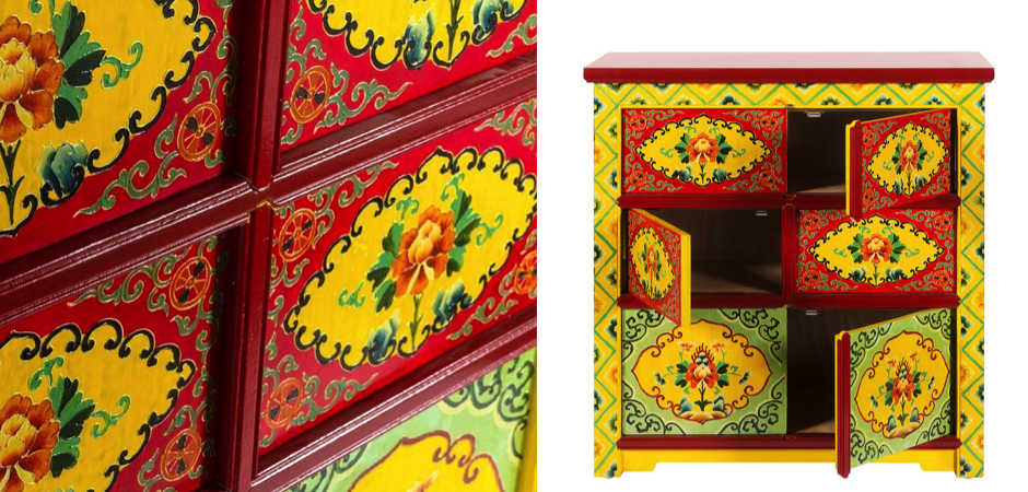 Комод в китайском стиле Chinese Multicolor Комод в китайском стиле Chinese Multicolor - Loft-Concept в Липецке