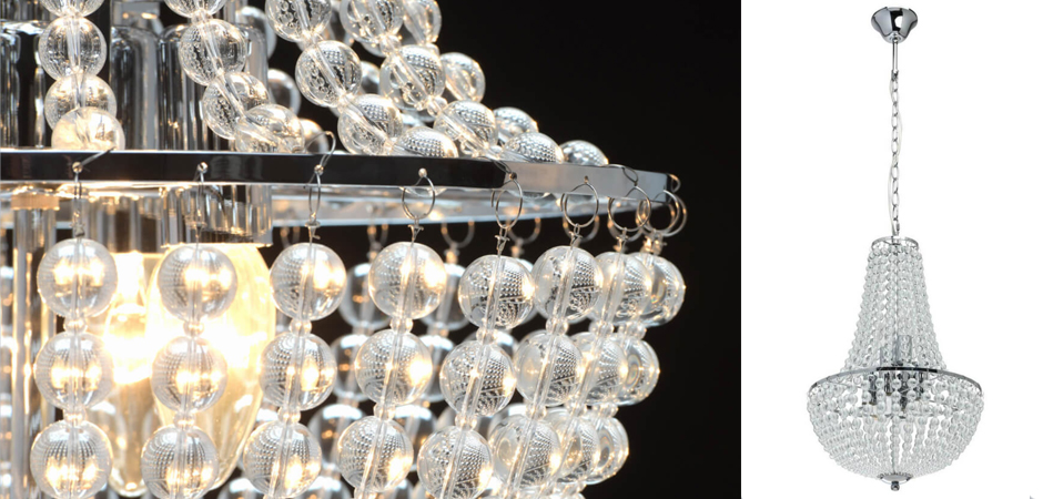 Люстра Virginia Clear Beads Chandelier chrome Люстра Virginia Clear Beads Chandelier chrome - Loft-Concept в Липецке