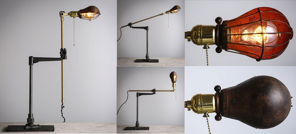 Настольный светильник Steampunk Extension Pole Table - фото №1