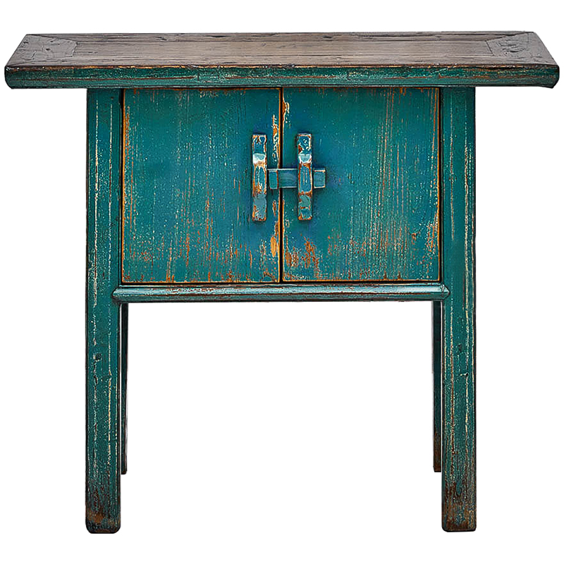 Тумба Unner Chinoiserie Nightstand Бирюзовый Тумба Unner Chinoiserie Nightstand Бирюзовый в Липецке | Loft Concept