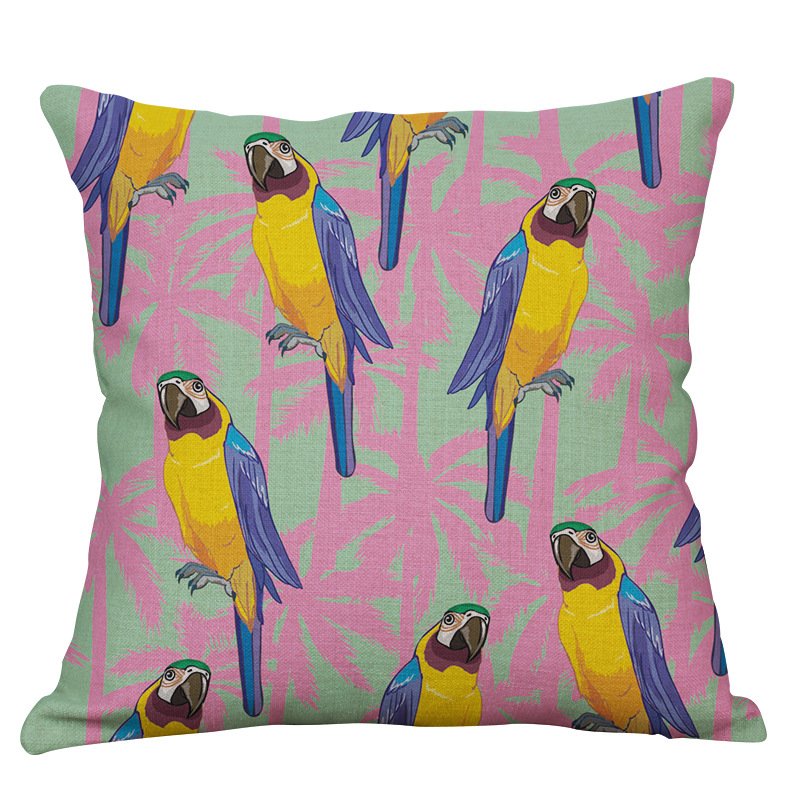 Декоративная подушка Parrots Мульти Декоративная подушка Parrots Мульти в Липецке | Loft Concept