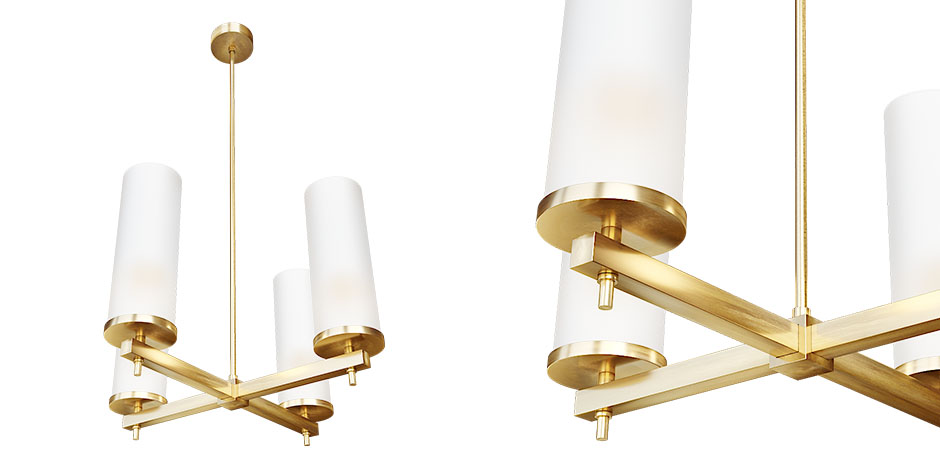 Люстра Дизайнерская Candle Holder 4 лампы Люстра Дизайнерская Candle Holder 4 лампы - Loft-Concept в Липецке