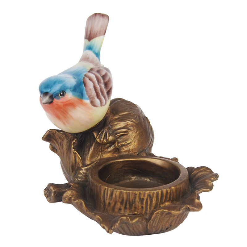 Подсвечник Color Bird Candlestick Бронза Мульти Подсвечник Color Bird Candlestick Бронза Мульти в Липецке | Loft Concept