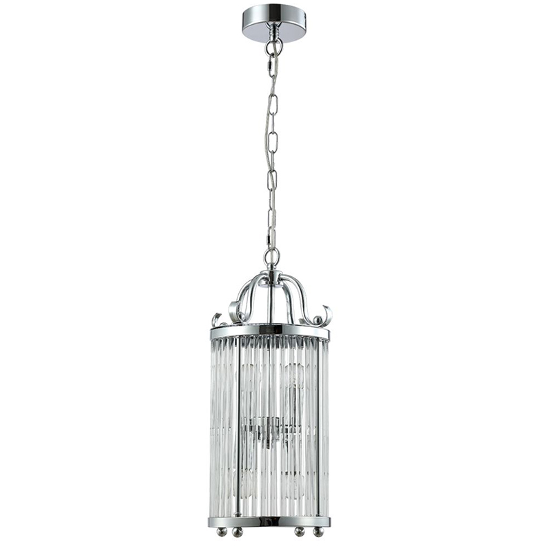 Подвесной светильник Gorden Chrome Hanging Lamp Прозрачное Стекло Хром Подвесной светильник Gorden Chrome Hanging Lamp Прозрачное Стекло Хром в Липецке | Loft Concept