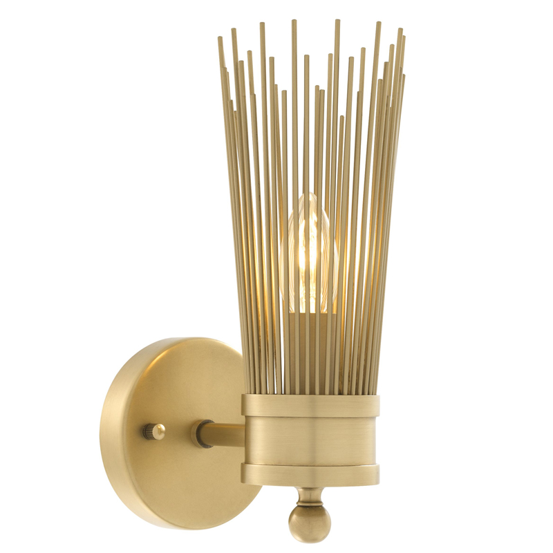 Бра Eichholtz Wall Lamp Romeo Single Латунь Античная полированная Бра Eichholtz Wall Lamp Romeo Single Латунь Античная полированная в Липецке | Loft Concept