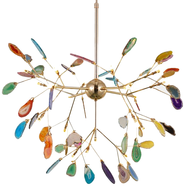 Люстра Agate Multicolor Глянцевое золото Люстра Agate Multicolor Глянцевое золото в Липецке | Loft Concept