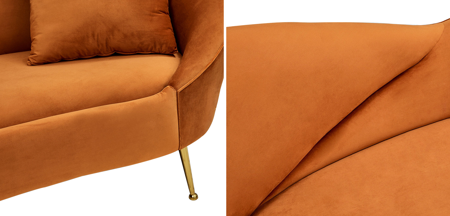 Диван Prudence Orange Sofa - фото