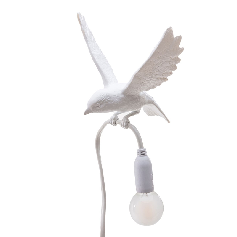 Настольная лампа Seletti Sparrow Landing Белый Настольная лампа Seletti Sparrow Landing Белый в Липецке | Loft Concept