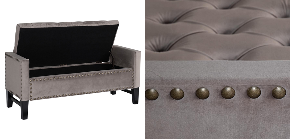 Банкетка с ящиком Helen Bench Seat Банкетка с ящиком Helen Bench Seat - Loft-Concept в Липецке