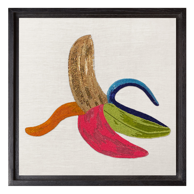 Панно Jonathan Adler BANANA BEADED WALL ART Мульти Панно Jonathan Adler BANANA BEADED WALL ART Мульти в Липецке | Loft Concept