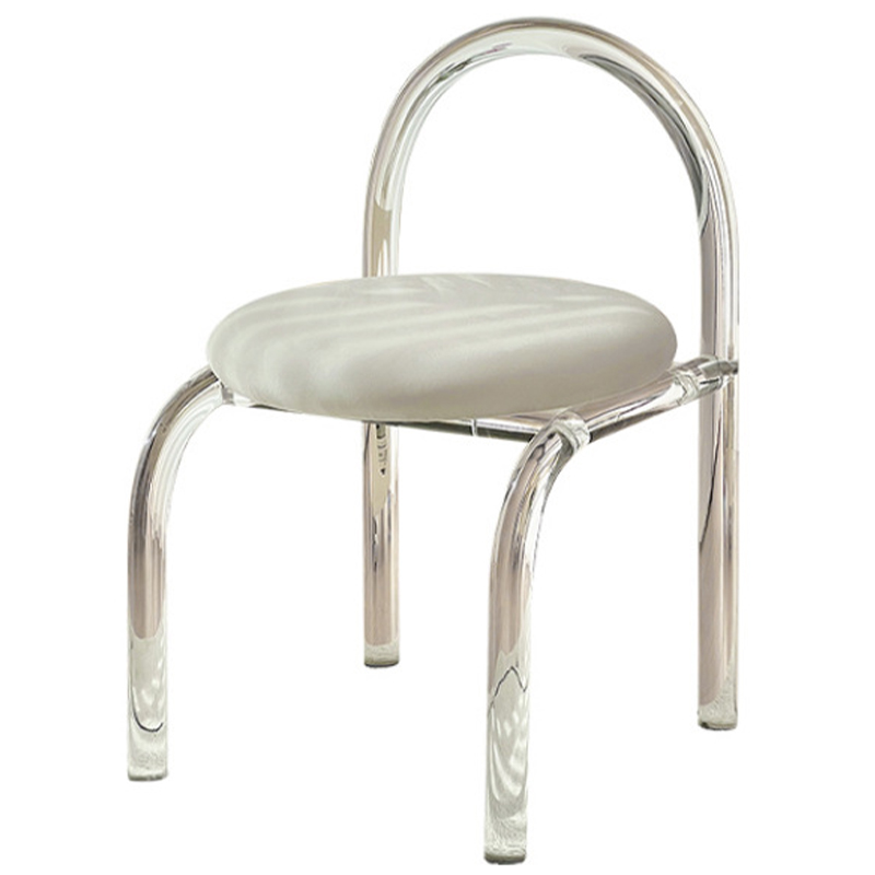 Дизайнерский Стул с ножками из прозрачного Акрила Princesa cristal Chair Прозрачный Белый Дизайнерский Стул с ножками из прозрачного Акрила Princesa cristal Chair Прозрачный Белый в Липецке | Loft Concept