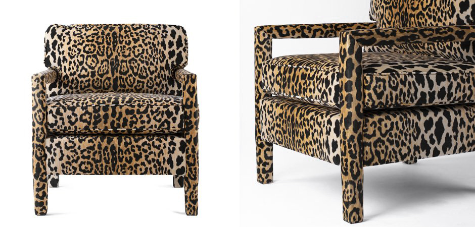 Кресло Leopard Parsons Chair Кресло Leopard Parsons Chair - Loft-Concept в Липецке