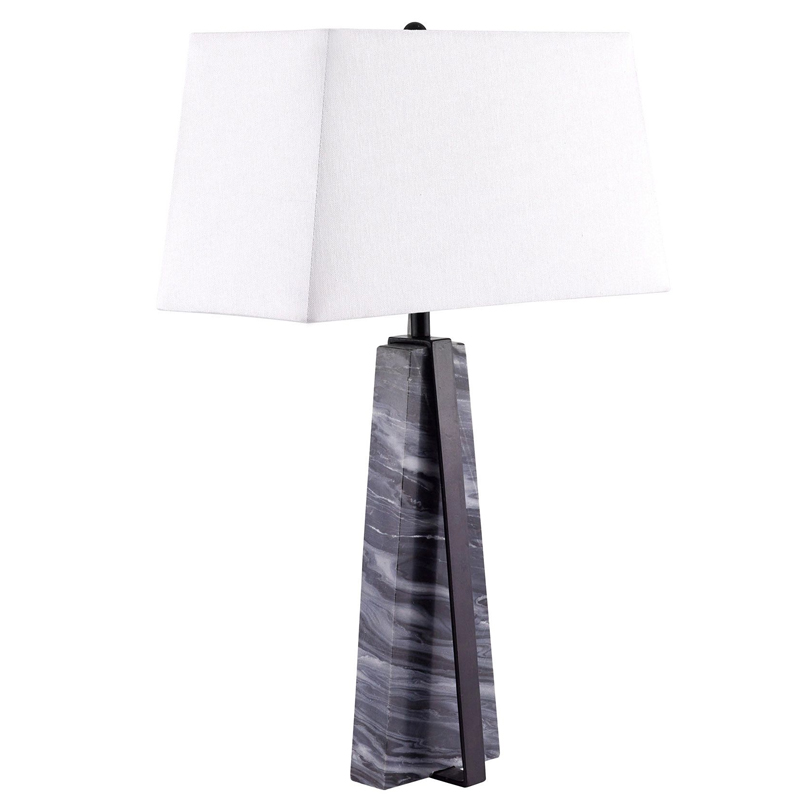 Дизайнерская настольная лампа MARTANA LAMP Белый Черный Серый Дизайнерская настольная лампа MARTANA LAMP Белый Черный Серый в Липецке | Loft Concept