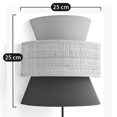 Бра с плетеным декором Bonnie Wicker Green Wall Lamp Бра с плетеным декором Bonnie Wicker Green Wall Lamp в Липецке