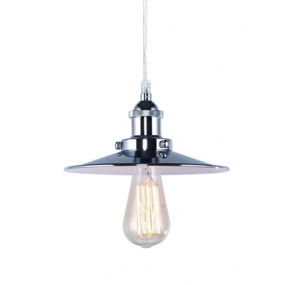 Подвесной светильник 20TH C. Factory Filament Metal Single Pendant Хром Подвесной светильник 20TH C. Factory Filament Metal Single Pendant Хром в Липецке | Loft Concept
