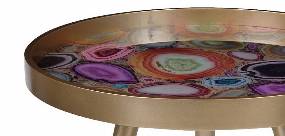 Журнальный стол Purple agate Журнальный стол Purple agate - Loft-Concept в Липецке