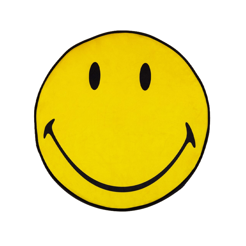 Подушка Seletti Classic Smiley Желтый Черный Подушка Seletti Classic Smiley Желтый Черный в Липецке | Loft Concept