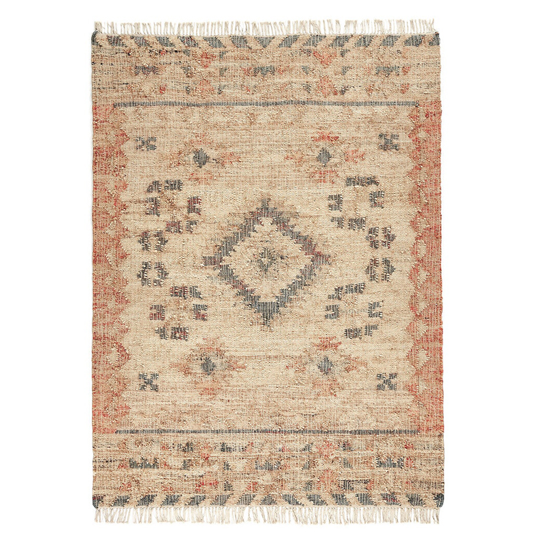 Ковер Carpet with Ornaments & Fringe Мульти Ковер Carpet with Ornaments & Fringe Мульти в Липецке | Loft Concept