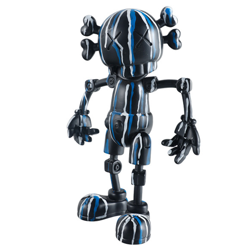 Статуэтка Cartoon Robot Черный Синий Белый Статуэтка Cartoon Robot Черный Синий Белый в Липецке | Loft Concept