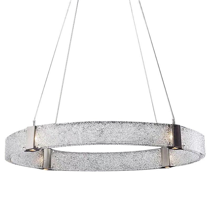 Люстра Parallel Oval LED Chandelier Никель Белый Люстра Parallel Oval LED Chandelier Никель Белый в Липецке | Loft Concept