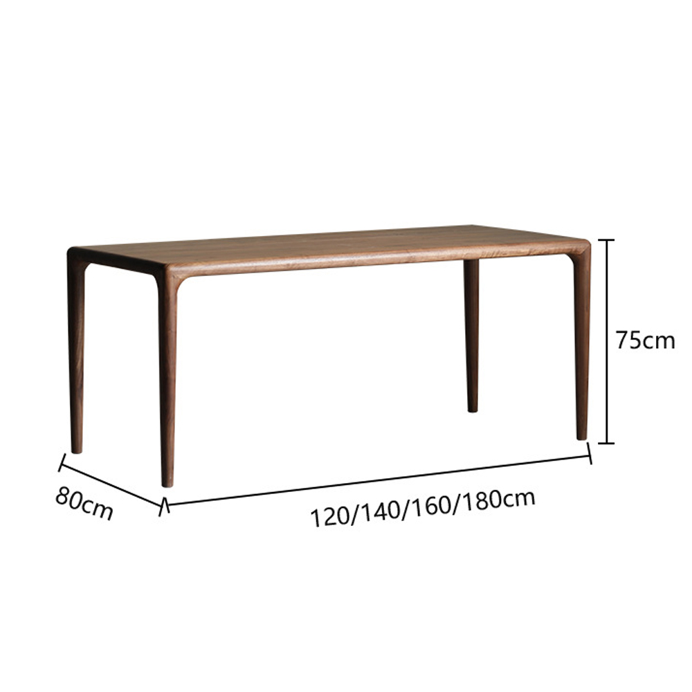 Стол обеденный деревянный с прямоугольной столешницей Walnut Wood Table Стол обеденный деревянный с прямоугольной столешницей Walnut Wood Table в Липецке