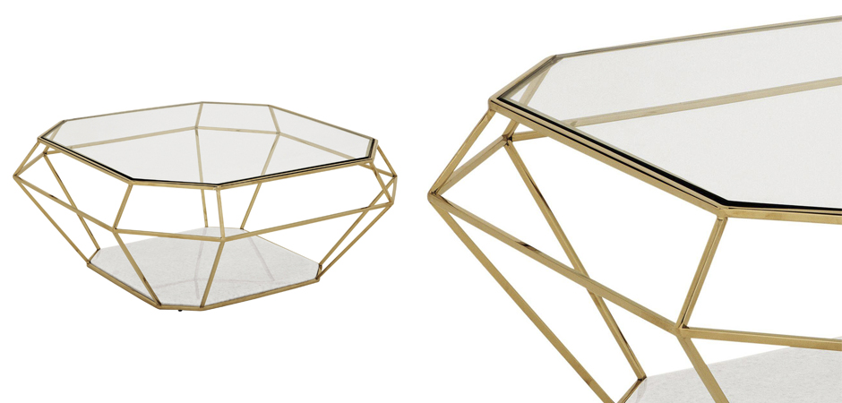 Кофейный стол Eichholtz Coffee Table Asscher Кофейный стол Eichholtz Coffee Table Asscher - Loft-Concept в Липецке