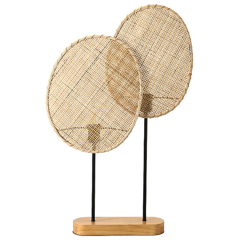 Настольная лампа Takibi Double Lamp Черный Древесина Настольная лампа Takibi Double Lamp Черный Древесина в Липецке | Loft Concept