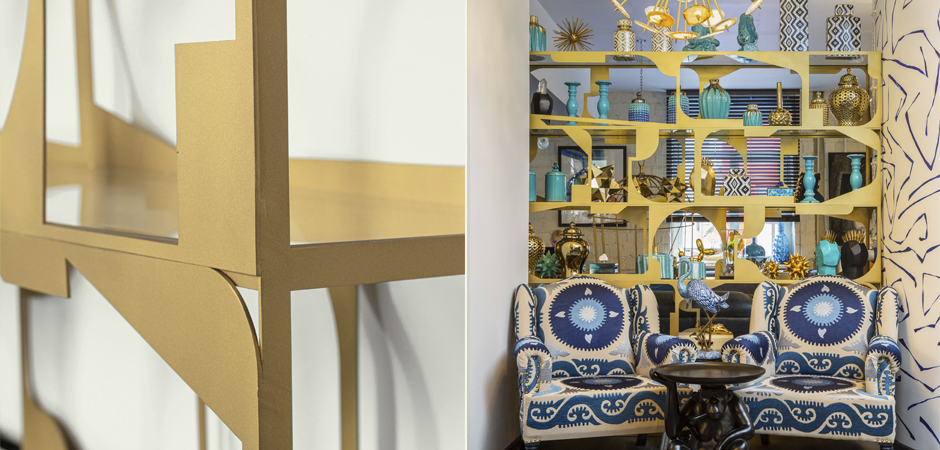Стеллаж Golden Kaleidoscope Стеллаж Golden Kaleidoscope - Loft-Concept в Липецке