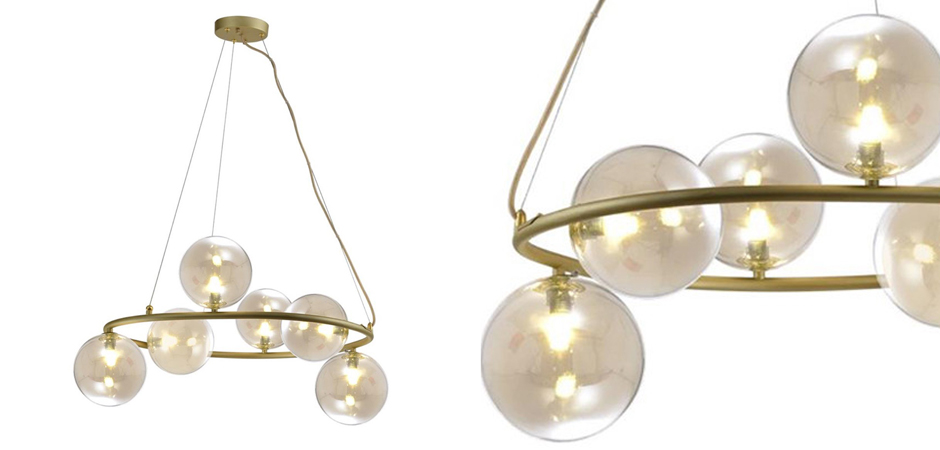 Люстра Bubble Glass Матовое золото Люстра Bubble Glass Матовое золото - Loft-Concept в Липецке