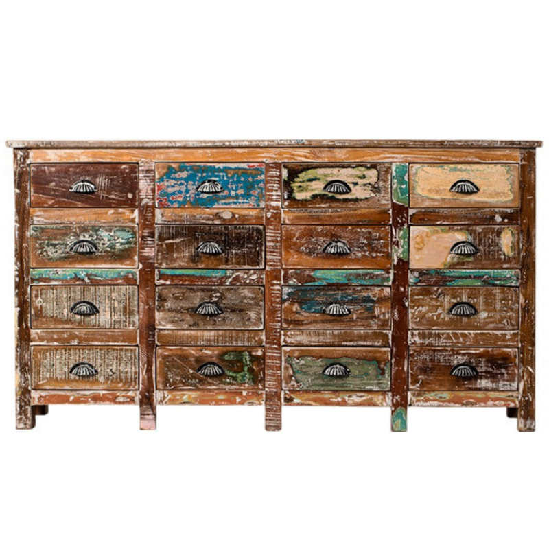 Комод под старину 16 ящиков в стиле Лофт Antique Wood 16 boxes Мульти Комод под старину 16 ящиков в стиле Лофт Antique Wood 16 boxes Мульти в Липецке | Loft Concept